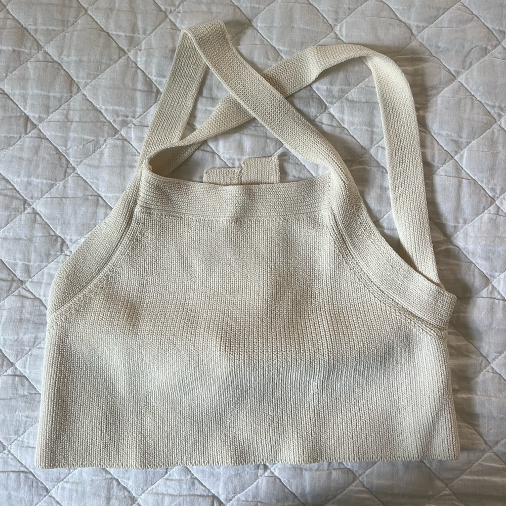 Aritzia Wilfred Cayenne Knitted Tank Top - S